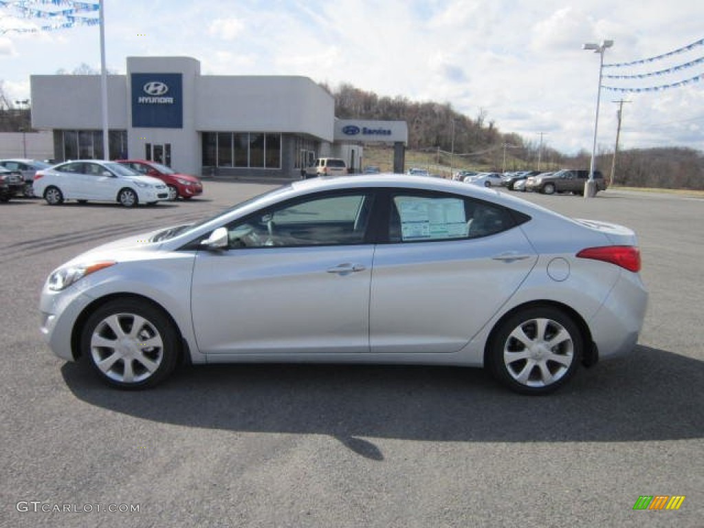 2012 Elantra Limited - Silver / Gray photo #4