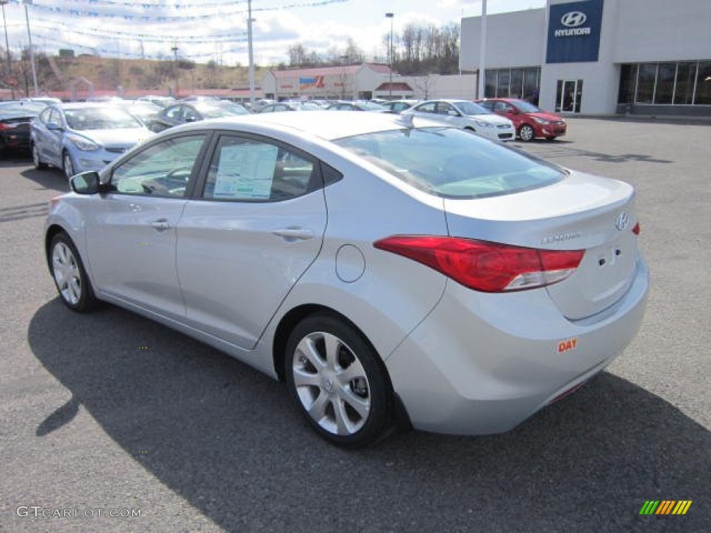 2012 Elantra Limited - Silver / Gray photo #5
