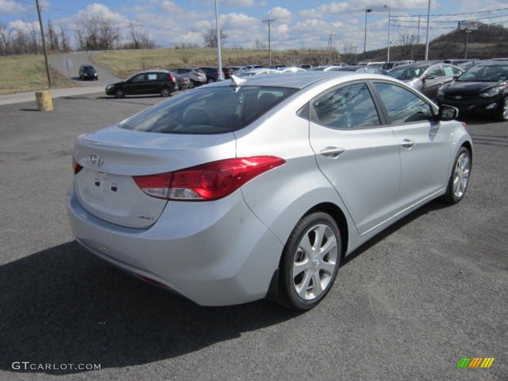 2012 Elantra Limited - Silver / Gray photo #7