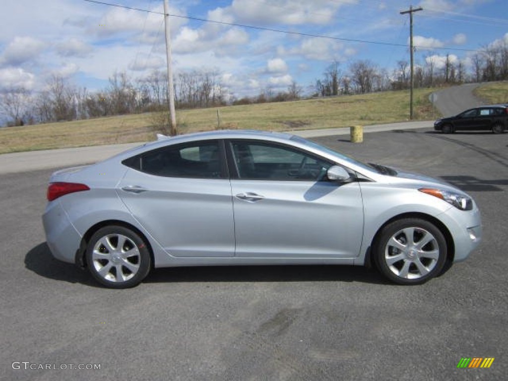 2012 Elantra Limited - Silver / Gray photo #8