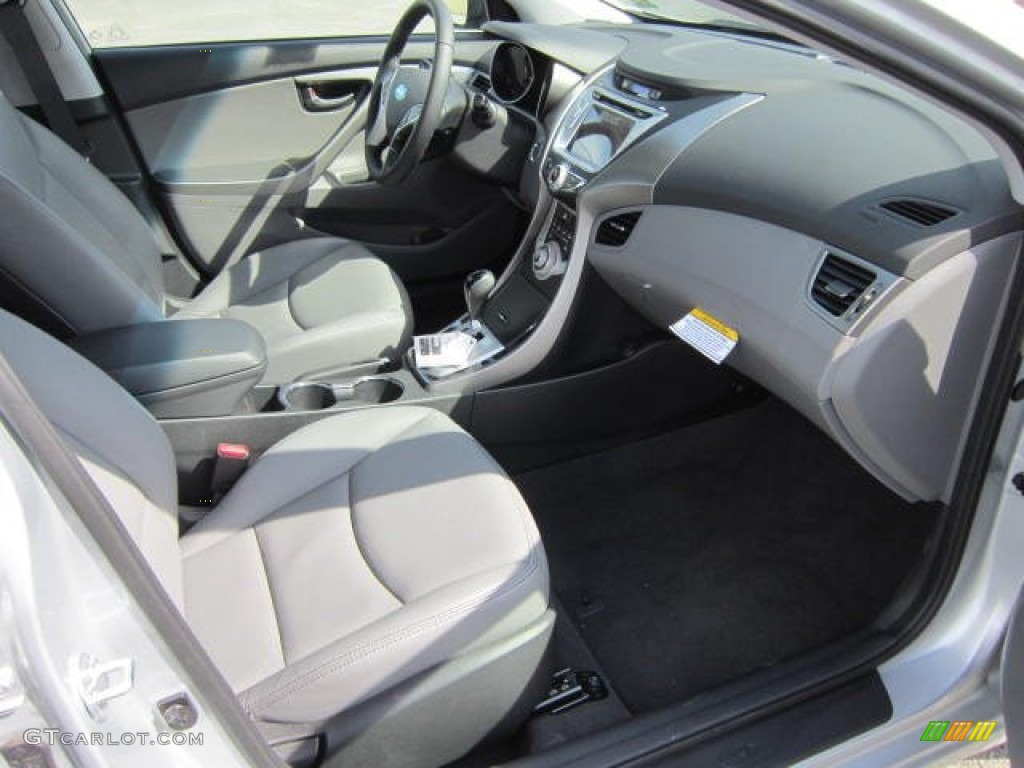 2012 Elantra Limited - Silver / Gray photo #10