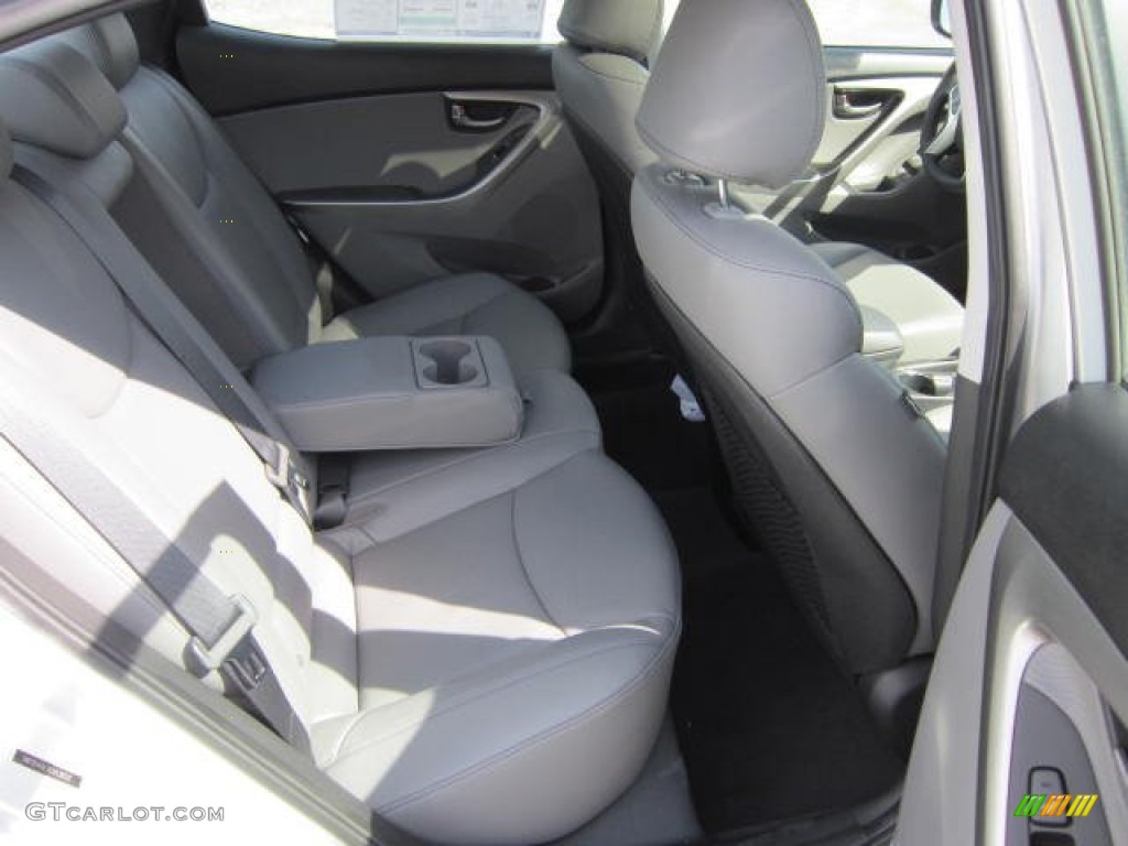 2012 Elantra Limited - Silver / Gray photo #12
