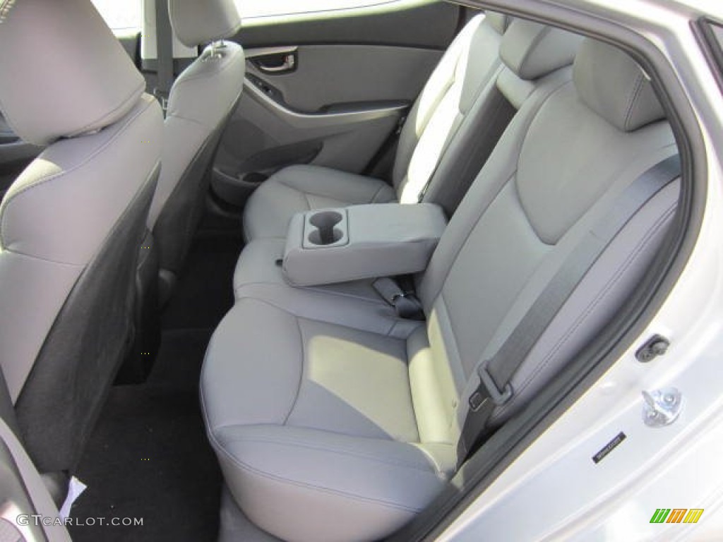 2012 Elantra Limited - Silver / Gray photo #13