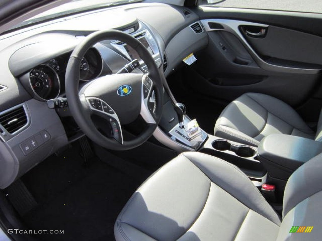 2012 Elantra Limited - Silver / Gray photo #15