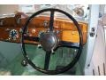 1947 Jaguar Mark IV Light Green Interior Steering Wheel Photo