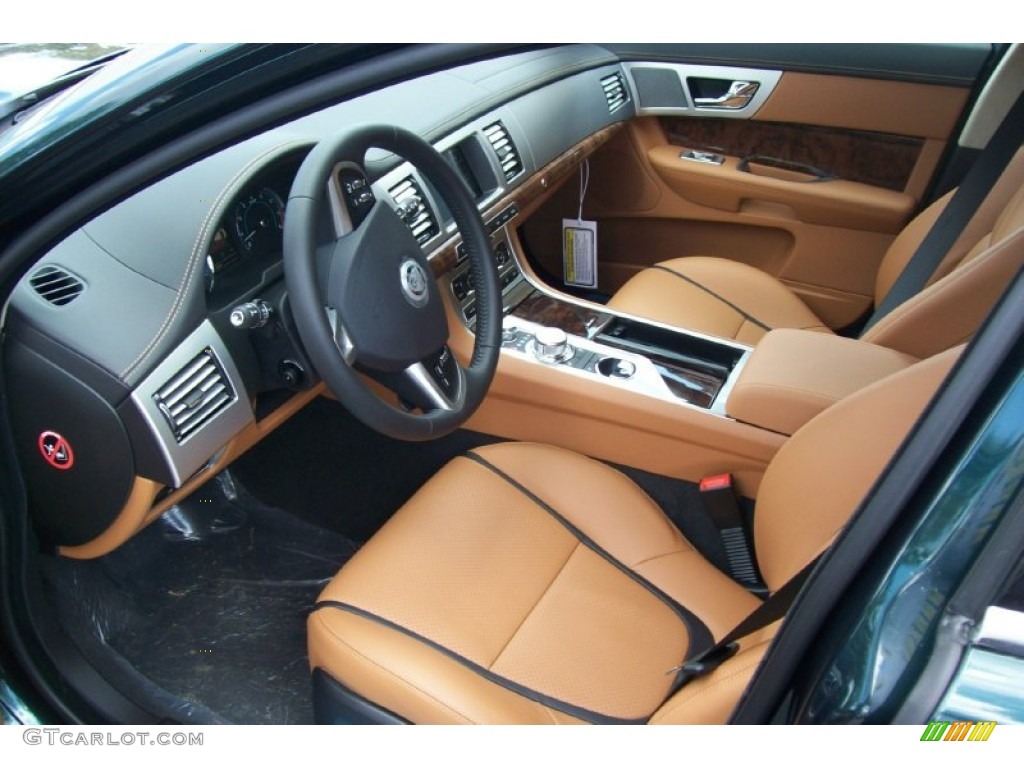 London Tan/Warm Charcoal Interior 2012 Jaguar XF Portfolio Photo #62466811