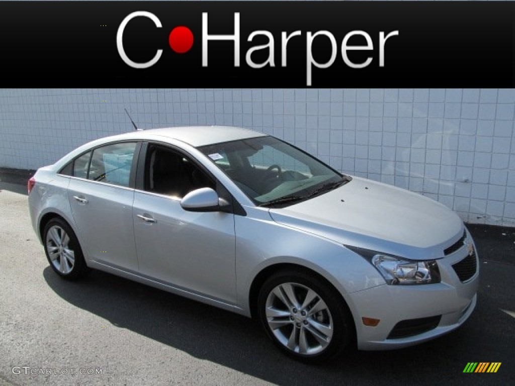 2011 Cruze LTZ - Silver Ice Metallic / Jet Black Leather photo #1