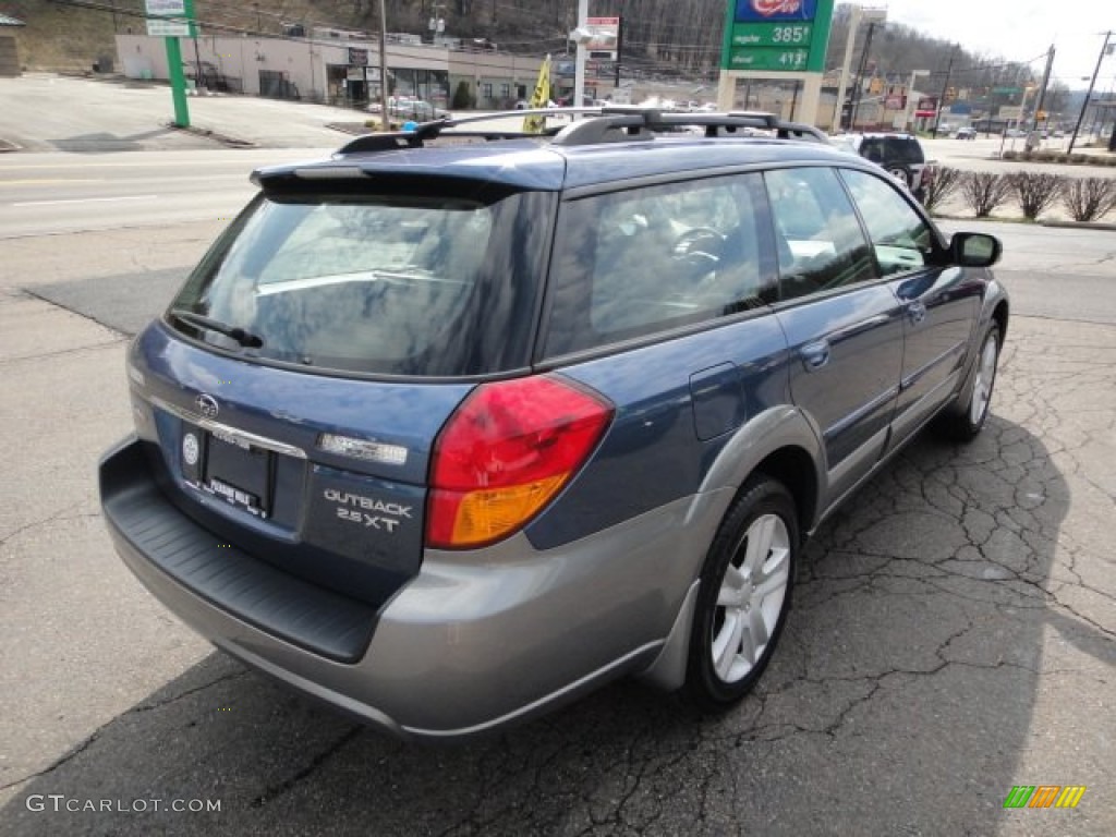 2005 Outback 2.5XT Limited Wagon - Atlantic Blue Pearl / Off Black photo #5