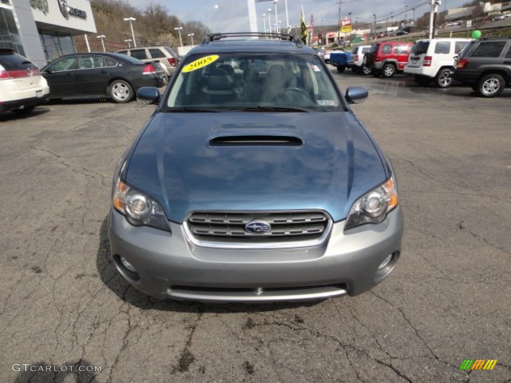 2005 Outback 2.5XT Limited Wagon - Atlantic Blue Pearl / Off Black photo #8