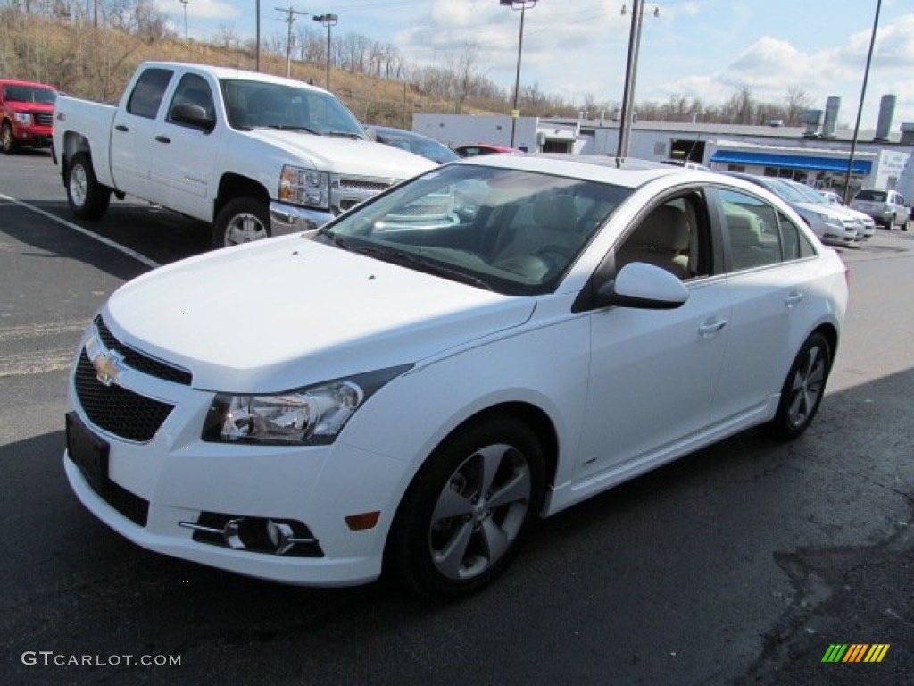 2011 Cruze LTZ/RS - Summit White / Cocoa/Light Neutral Leather photo #7