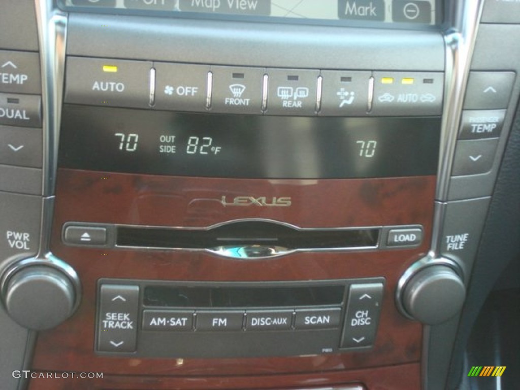 2008 LS 460 - Noble Spinel Red Mica / Black photo #20
