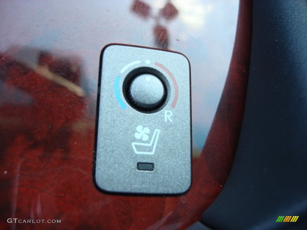 2008 LS 460 - Noble Spinel Red Mica / Black photo #24