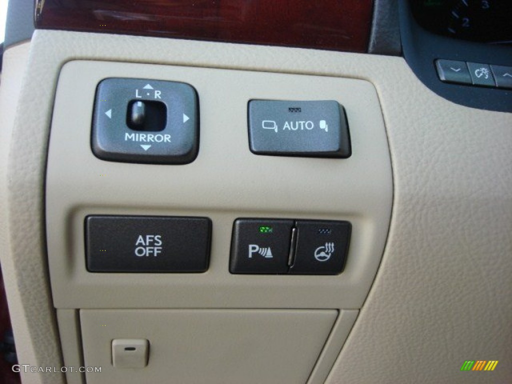2009 LS 460 L AWD - Noble Spinel Red Mica / Cashmere Beige photo #26