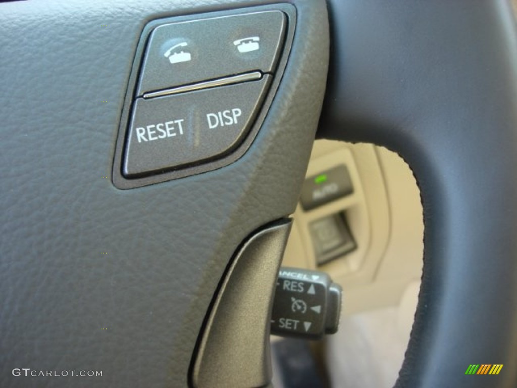 2009 LS 460 L AWD - Noble Spinel Red Mica / Cashmere Beige photo #28