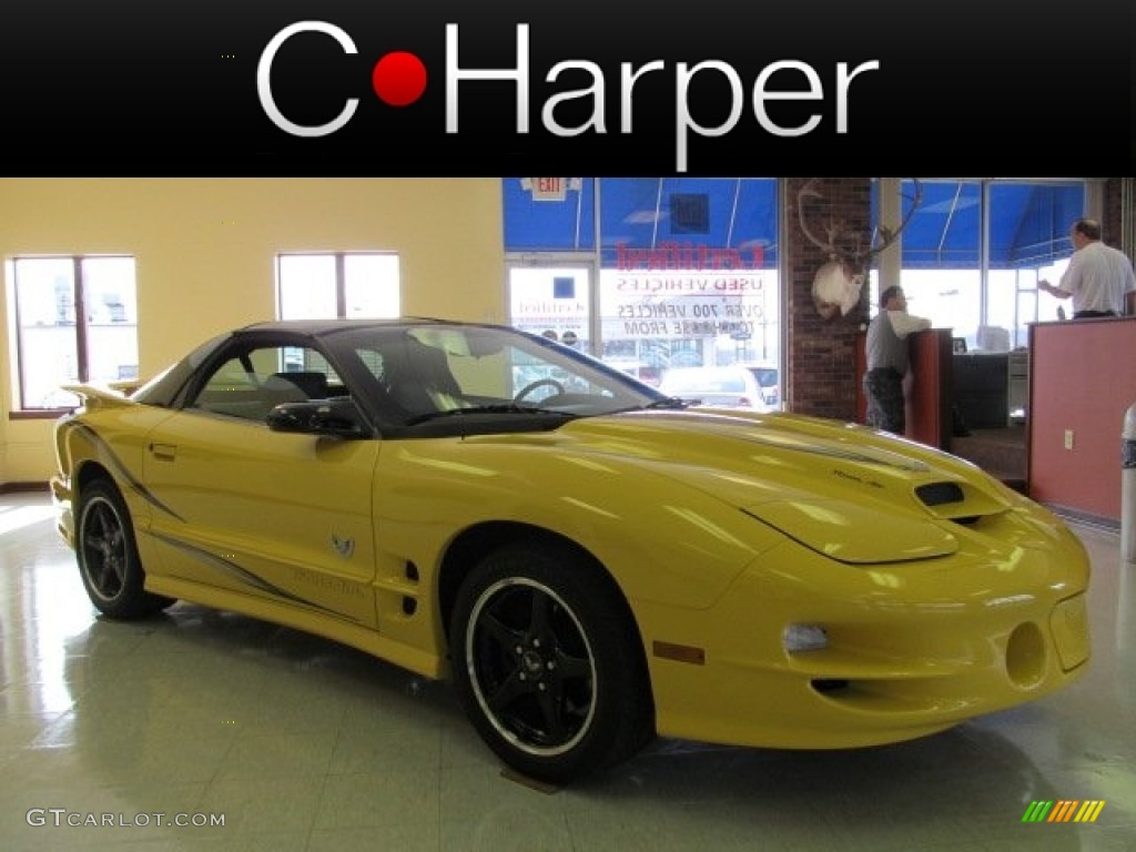 2002 Firebird Trans Am WS-6 Coupe - Collector Edition Yellow / Ebony Black photo #1