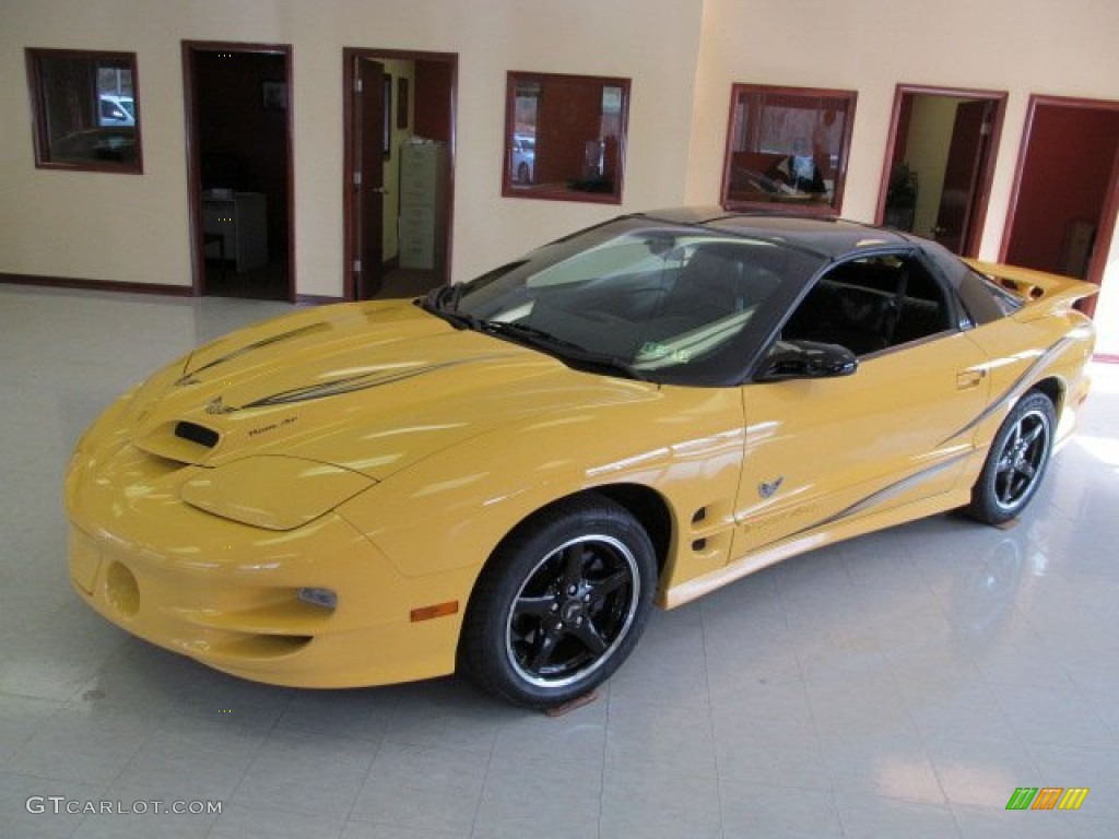 Collector Edition Yellow 2002 Pontiac Firebird Trans Am WS-6 Coupe Exterior Photo #62469505