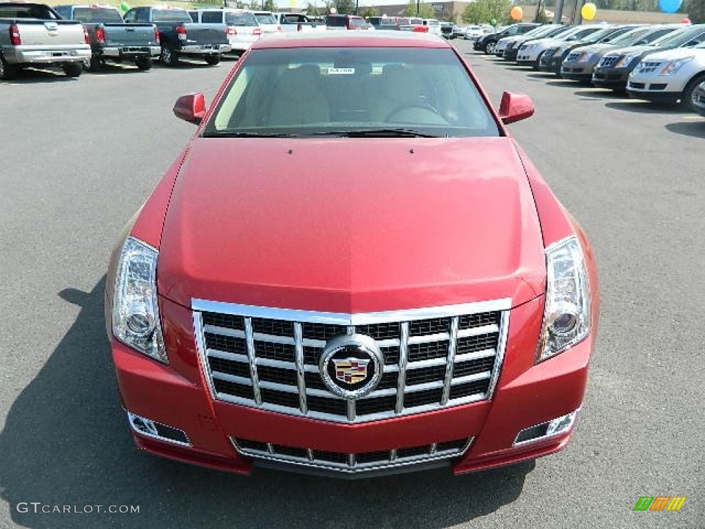 2012 CTS 3.6 Sedan - Crystal Red Tintcoat / Cashmere/Cocoa photo #8