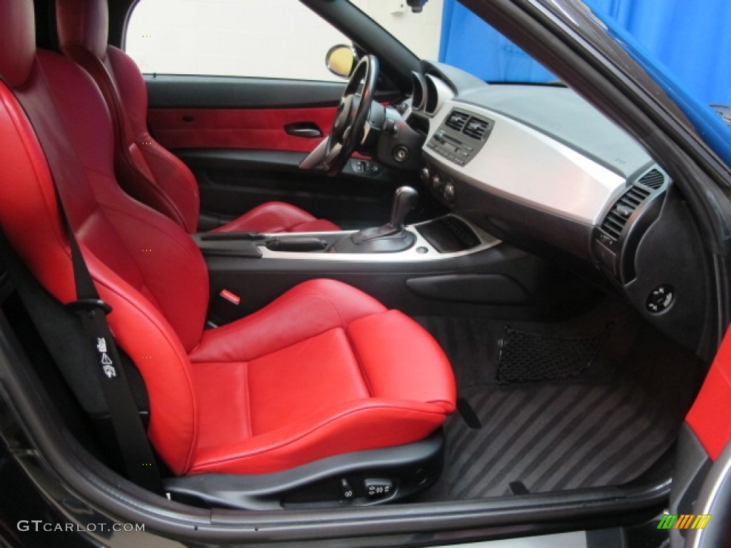 Dream Red Interior 2006 BMW Z4 3.0si Roadster Photo #62471449