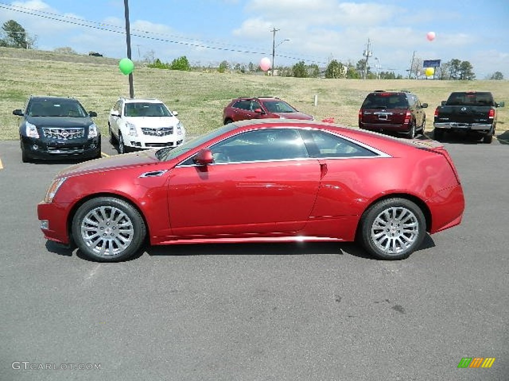 Crystal Red Tintcoat 2012 Cadillac CTS Coupe Exterior Photo #62471608