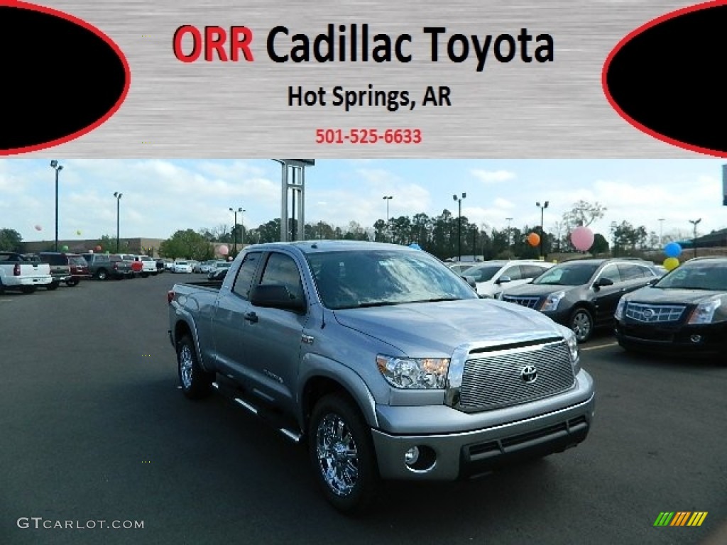 2012 Tundra TSS Double Cab - Silver Sky Metallic / Graphite photo #1