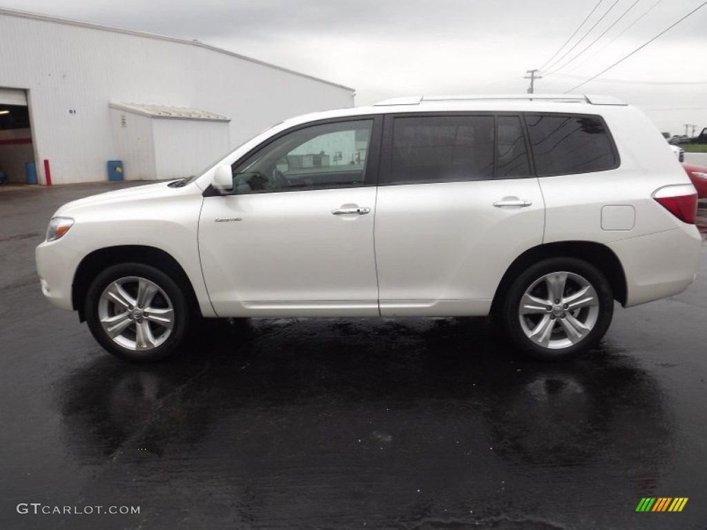 2010 Highlander Limited - Blizzard White Pearl / Sand Beige photo #4