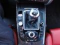 2011 Audi S5 Black/Magma Red Silk Nappa Leather Interior Transmission Photo