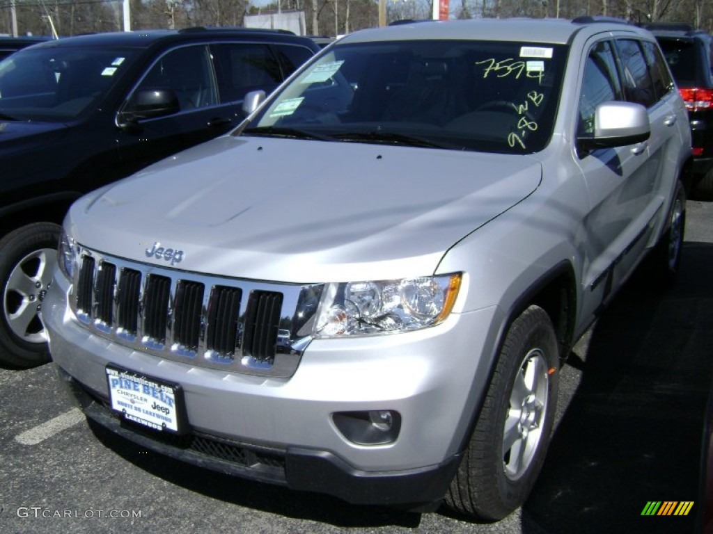 2012 Grand Cherokee Laredo 4x4 - Bright Silver Metallic / Black photo #1