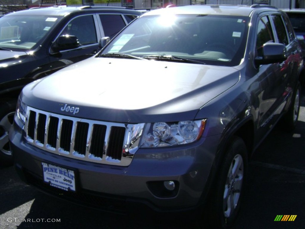 2012 Grand Cherokee Laredo X Package 4x4 - Mineral Gray Metallic / Black photo #1