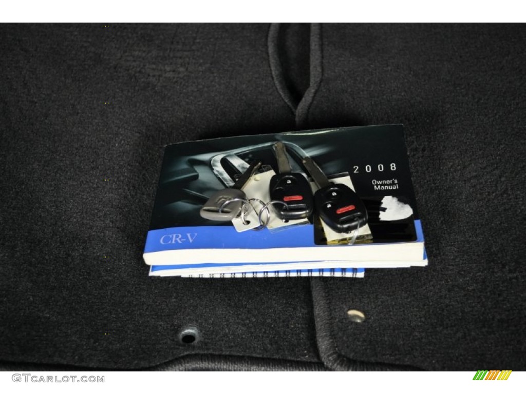 2008 CR-V EX 4WD - Royal Blue Pearl / Black photo #41