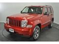 2008 Inferno Red Crystal Pearl Jeep Liberty Sport 4x4  photo #1