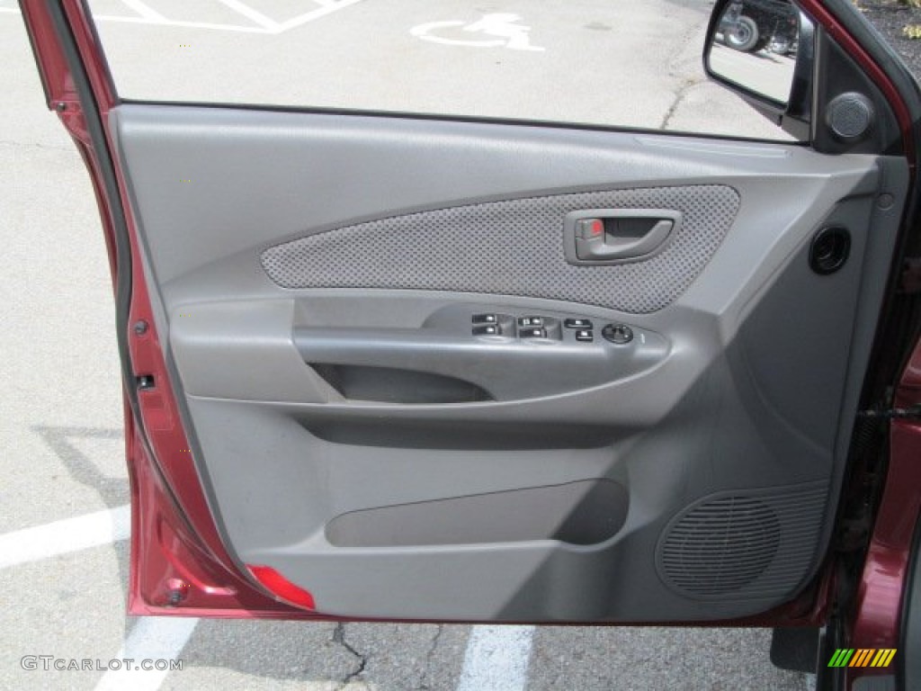 2006 Hyundai Tucson GLS V6 4x4 Gray Door Panel Photo #62473927
