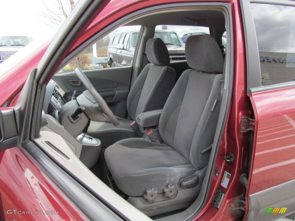 Gray Interior 2006 Hyundai Tucson GLS V6 4x4 Photo #62473936
