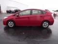 2012 Barcelona Red Metallic Toyota Prius 3rd Gen Three Hybrid  photo #4