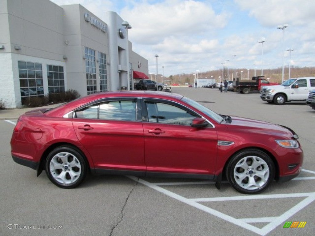 Red Candy Metallic 2010 Ford Taurus SEL Exterior Photo #62474280