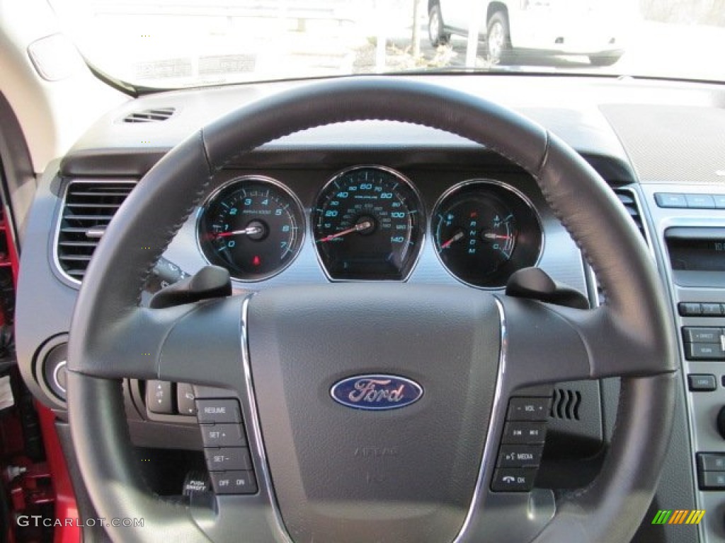 2010 Taurus SEL - Red Candy Metallic / Charcoal Black photo #22