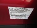 U6: Red Candy Metallic 2010 Ford Taurus SEL Color Code