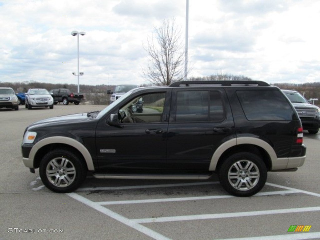 2008 Explorer Eddie Bauer 4x4 - Black / Camel photo #8