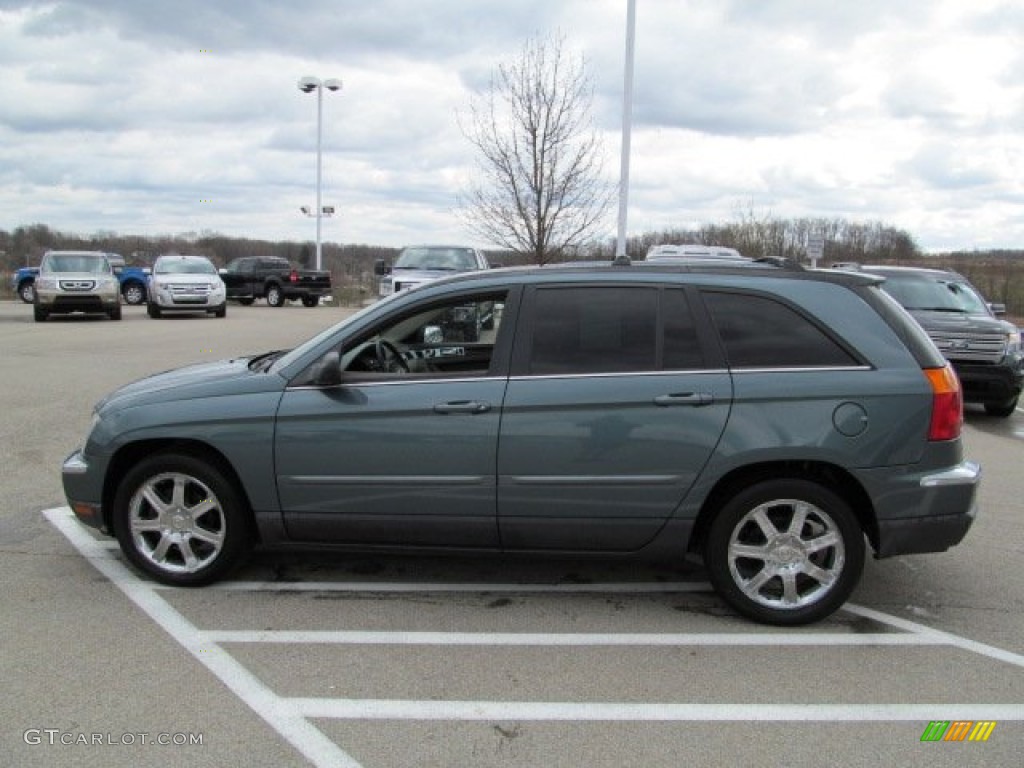 2005 Pacifica Touring AWD - Magnesium Green Pearl / Light Taupe photo #6