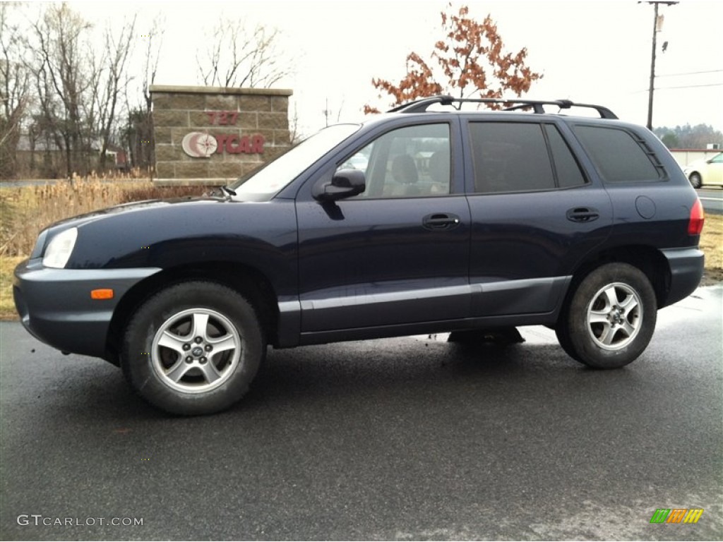 2004 Santa Fe  - Moonlit Blue / Beige photo #1