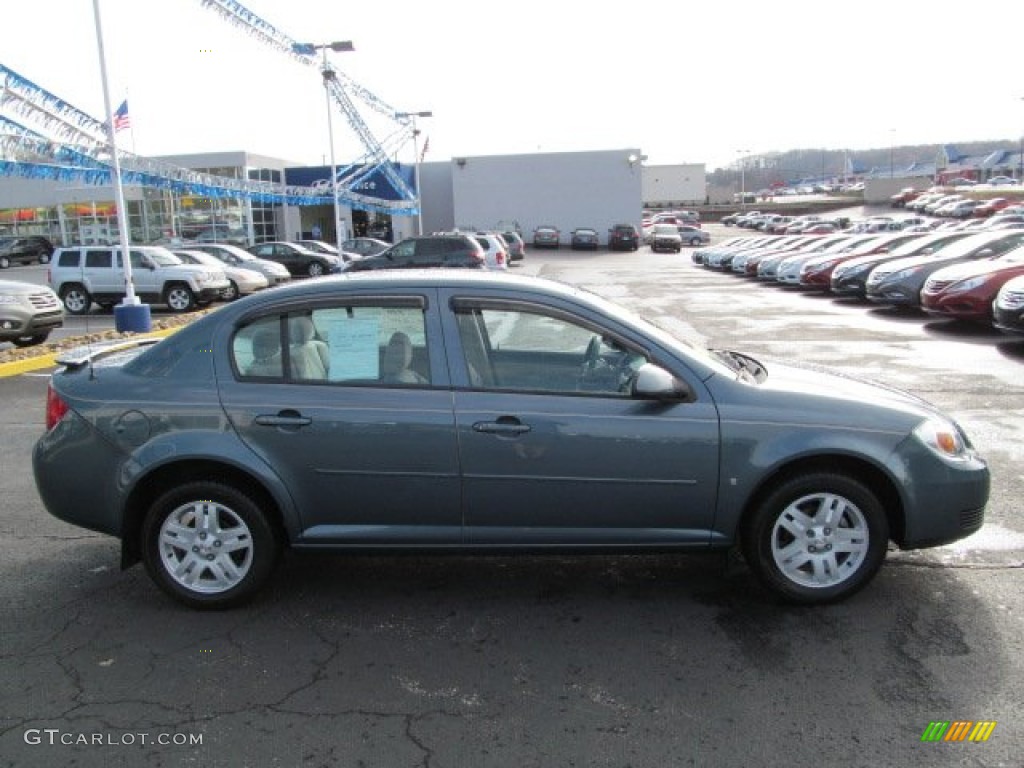 2007 Cobalt LT Sedan - Blue Granite Metallic / Gray photo #2