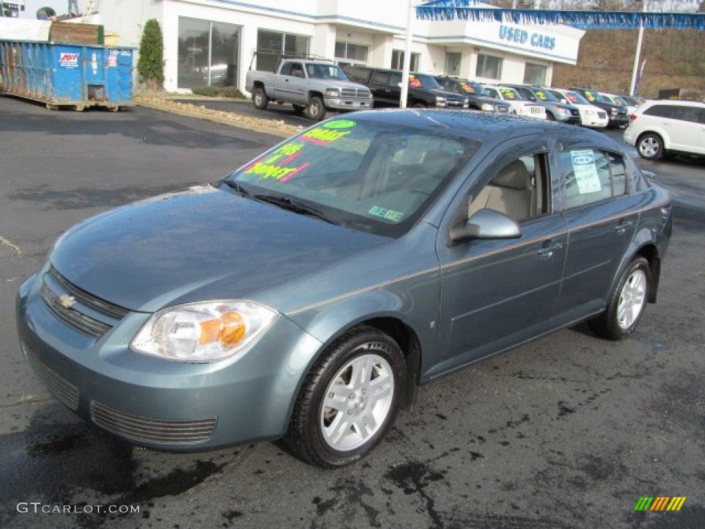 2007 Cobalt LT Sedan - Blue Granite Metallic / Gray photo #6