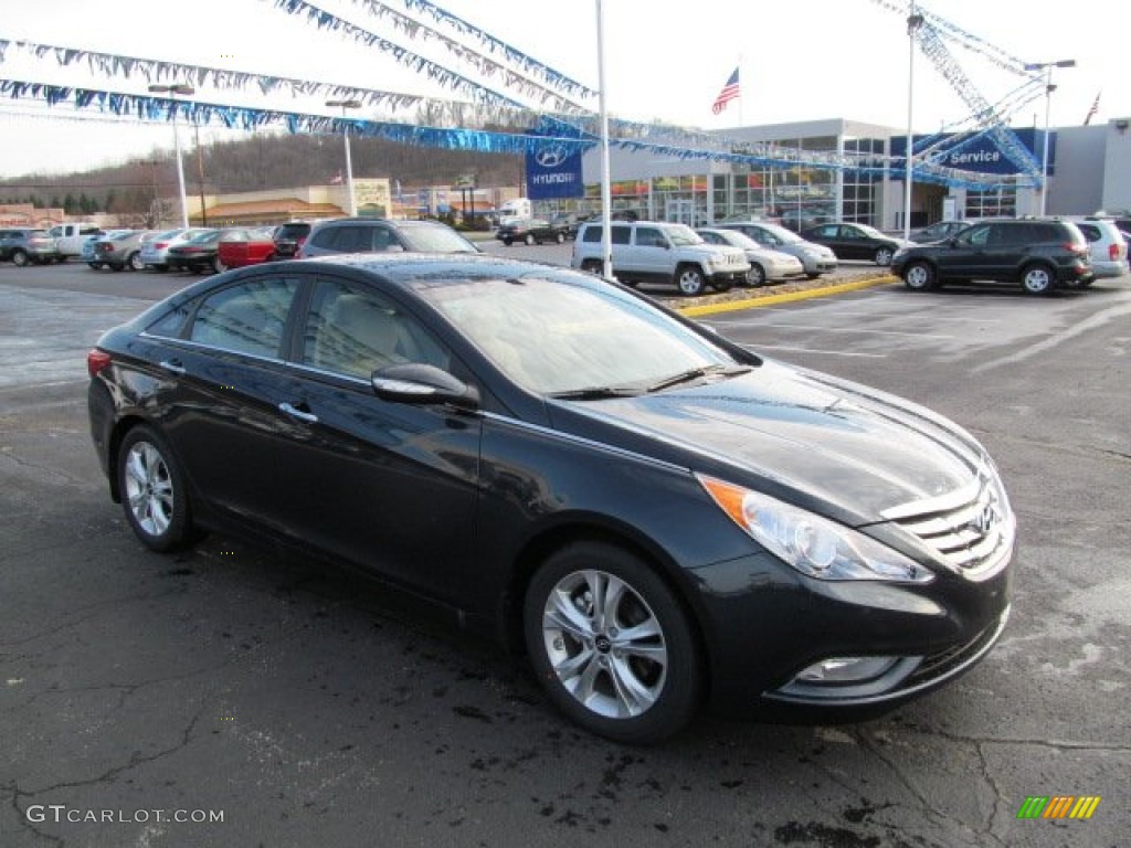 2012 Sonata Limited - Pacific Blue Pearl / Camel photo #1