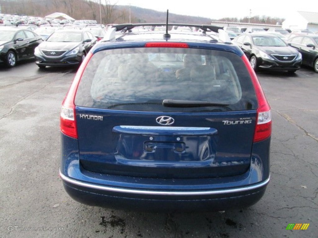 2012 Elantra GLS Touring - Indigo Night Blue / Beige photo #5