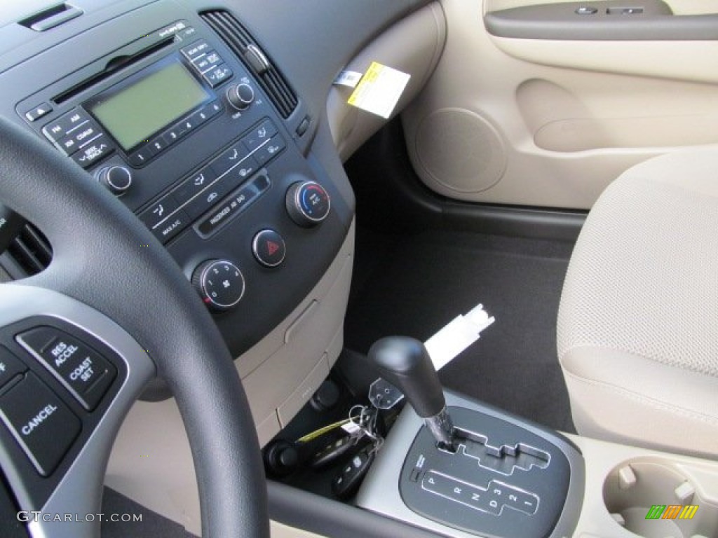 2012 Elantra GLS Touring - Indigo Night Blue / Beige photo #8