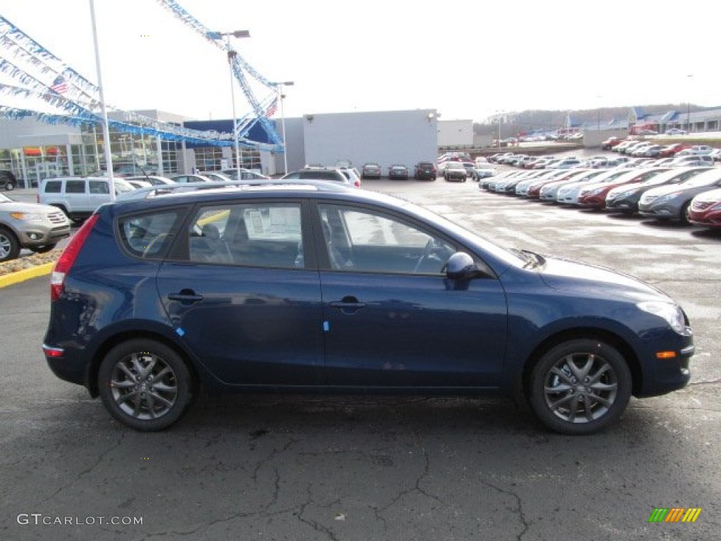 2012 Elantra GLS Touring - Atlantic Blue / Gray photo #2