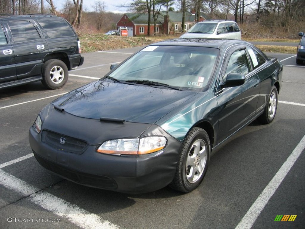 1999 Accord EX V6 Coupe - Dark Emerald Pearl / Ivory photo #2