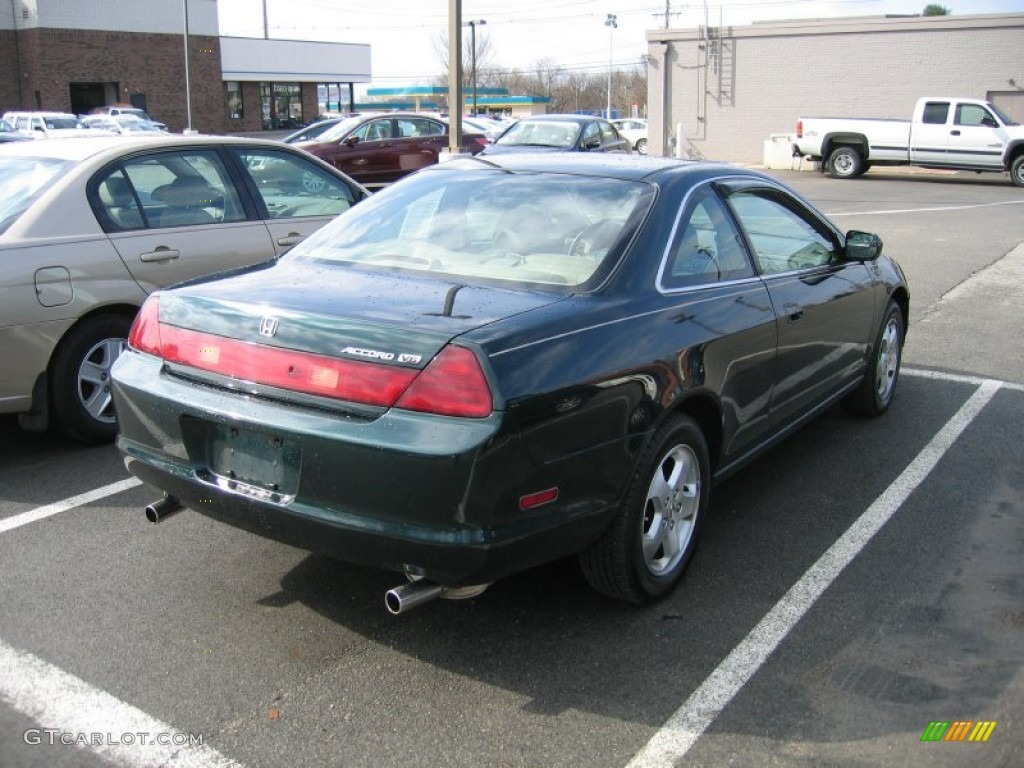1999 Accord EX V6 Coupe - Dark Emerald Pearl / Ivory photo #3