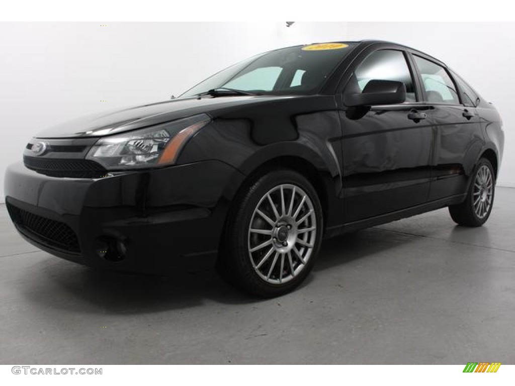 Ebony Black 2010 Ford Focus SES Sedan Exterior Photo #62479864