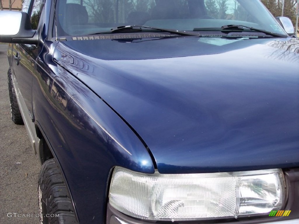 1999 Silverado 1500 LS Z71 Extended Cab 4x4 - Indigo Blue Metallic / Graphite photo #24