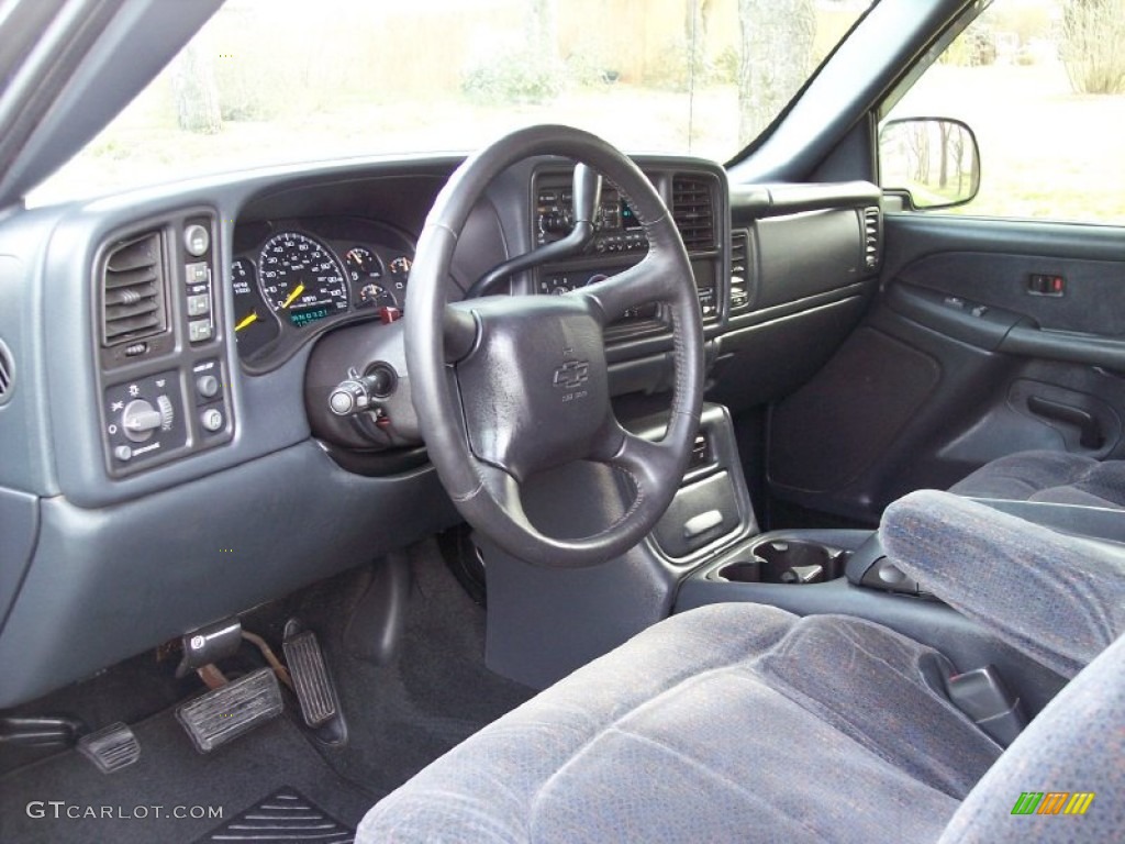 Graphite Interior 1999 Chevrolet Silverado 1500 LS Z71 Extended Cab 4x4 Photo #62480093